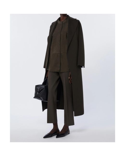 Max Mara Brown 'S Elodia Button-Up Jacket