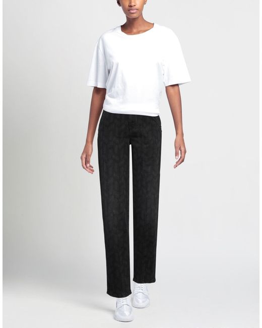 Isabel Marant Black High-Waist Straight-Leg Jeans