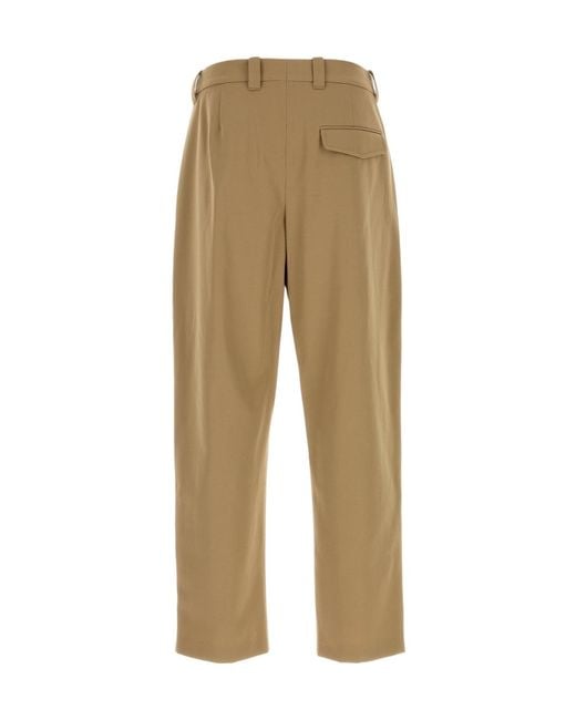 A.P.C. Natural Renato Pleated Pants for men