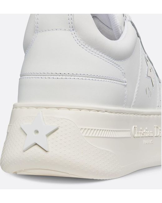 Dior White Round Toe Low-Top Casual Shoes