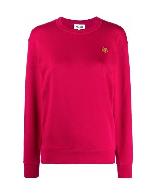 KENZO Pink Tiger Crest Sweatshirt