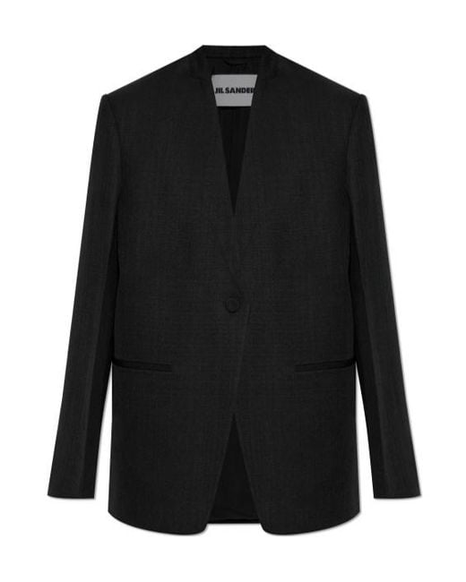 Jil Sander Black Tailored Jacket
