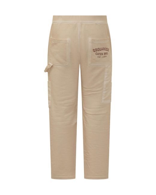 DSquared² Natural Beige Cargo Pants for men