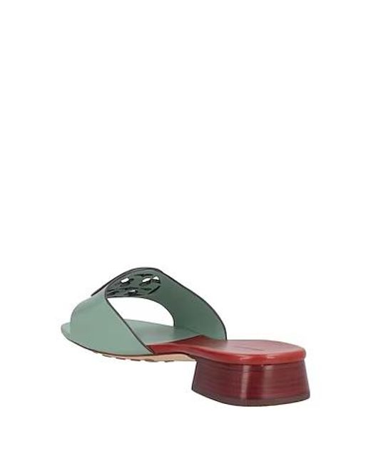 Tory Burch Green Sandals