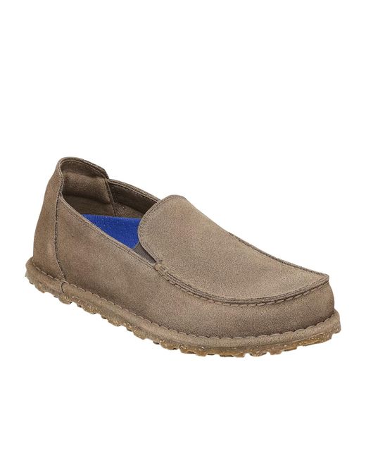 Birkenstock Brown Utti Suede Slip-On Shoes