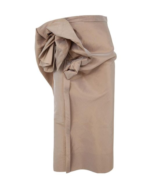 Maison Margiela Multicolor Straight Polyester Skirt