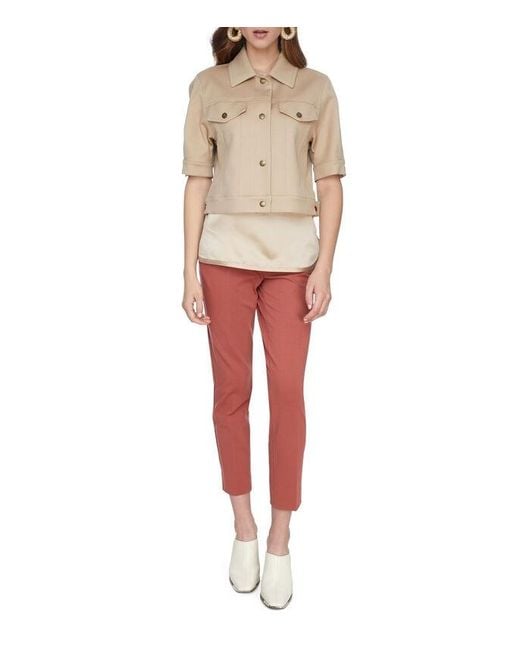 Max Mara Natural Short-Sleeved Shirt Casual Jacket