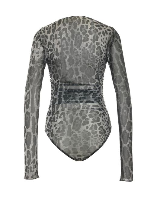 Aniye By Gray Long-Sleeve Bodysuit