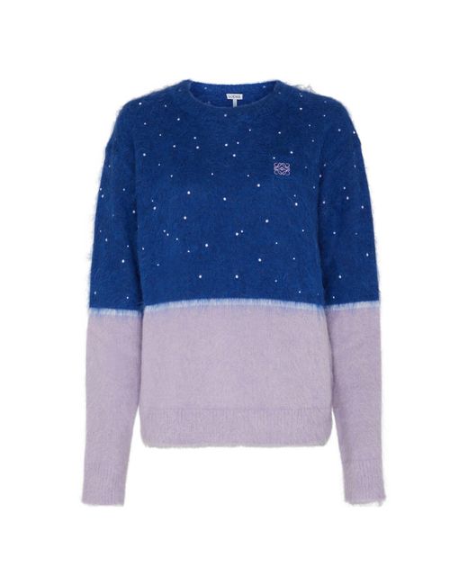 Loewe Blue Long-Sleeved Sweater