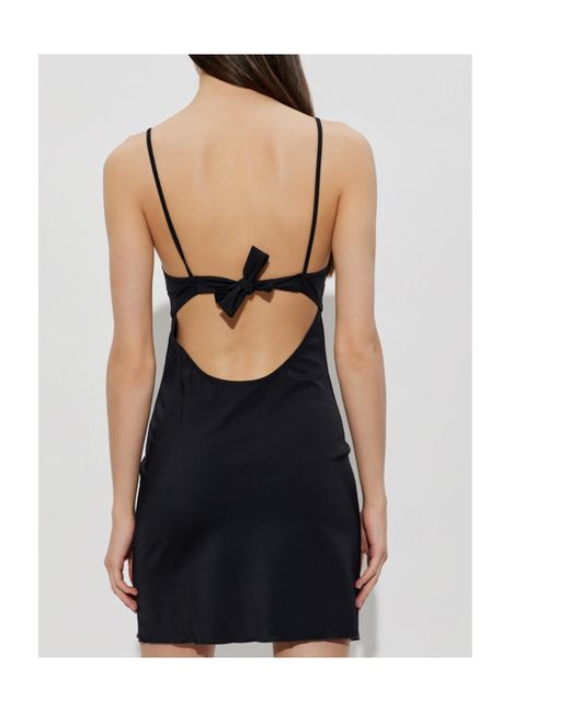 Moschino Black Beach Dress With Straps