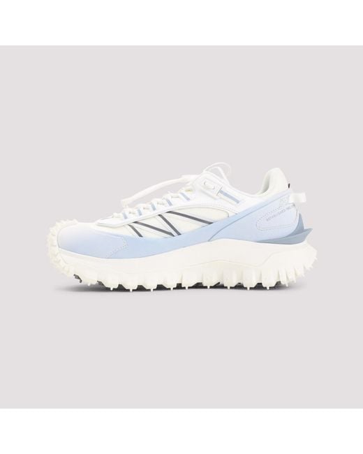 Moncler White Trailgrip Low-Top Sneakers for men