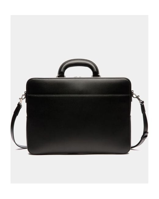 Bally Black Logo Shoulder Bag for men