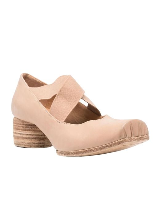 Uma Wang Pink High-Heeled Ballet Shoes