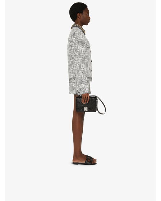 Givenchy Black 4G Jacquard Mini Skirt