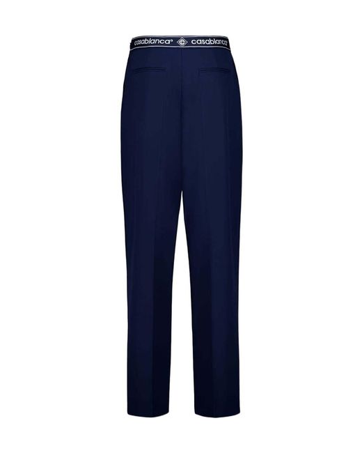 Casablanca Blue Tailored Sports Trousers