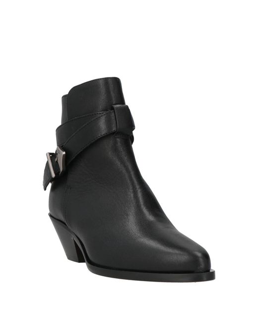 Isabel Marant Black Denim Ankle Boots