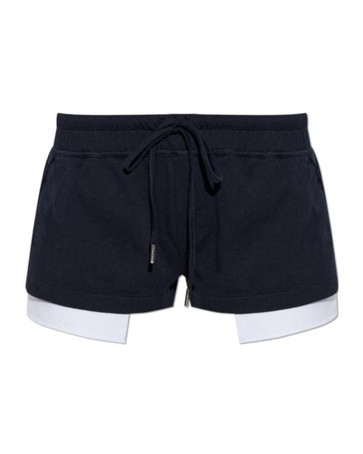 DSquared² Blue Drawstring Shorts