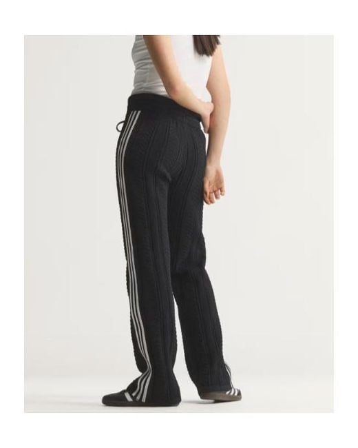Adidas Originals Black Sst Wide Leg Trackpant