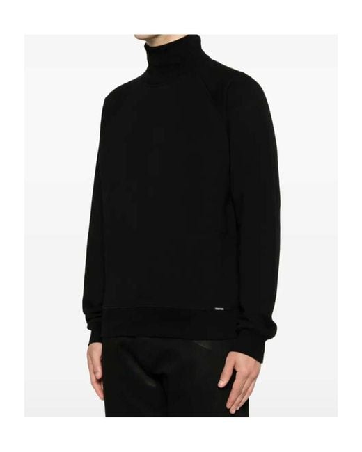 Tom Ford Black Raglan-Sleeve Sweatshirt for men