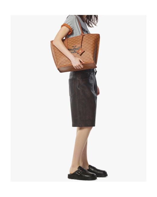 MCM Brown Medium Himmel Tote
