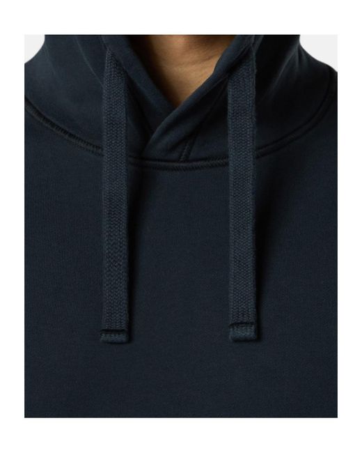 Stone Island Blue Regular-Fit Hooded Sweatshirt With Pouch Pocket for men