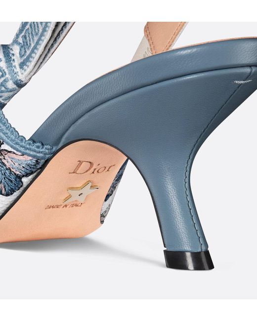 Dior Blue J'A Slingback Pump