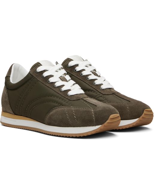 Totême Green Low-Top Sneakers