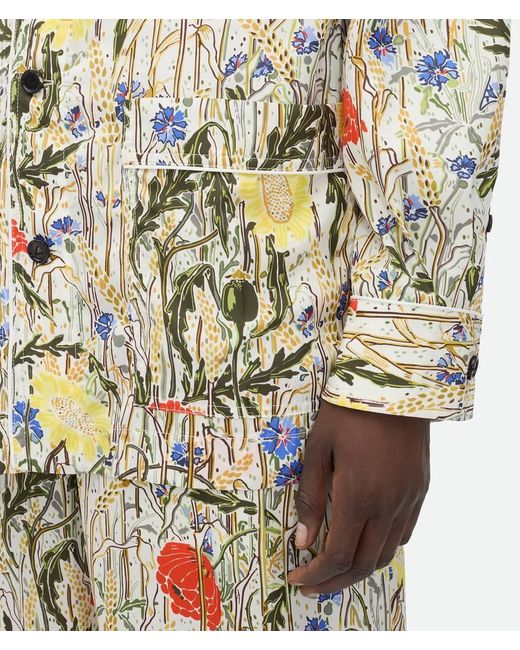 Bottega Veneta Metallic Flower Pyjama Set