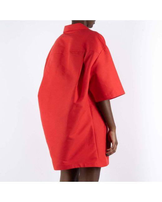 Marni Oversized Embroidered Cotton Mini Dress