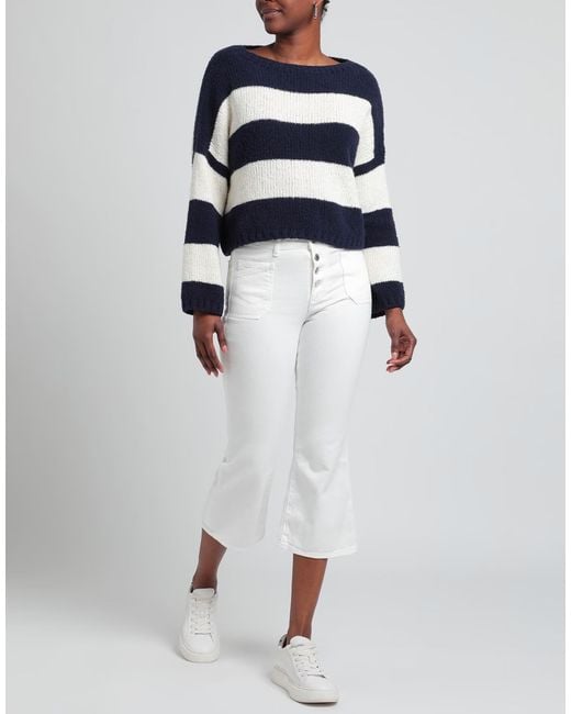 MAX&Co. White Belt Loop Jeans