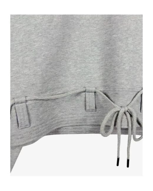Dries Van Noten Gray Long-Sleeve Sweatshirt for men