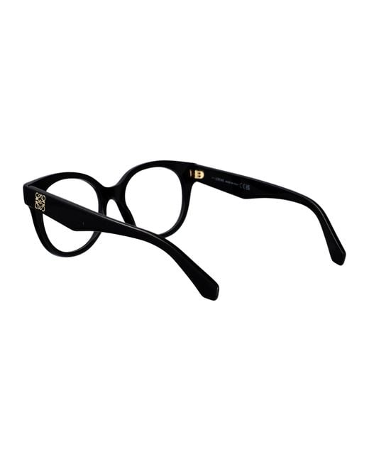 Loewe White Round Frame Glasses