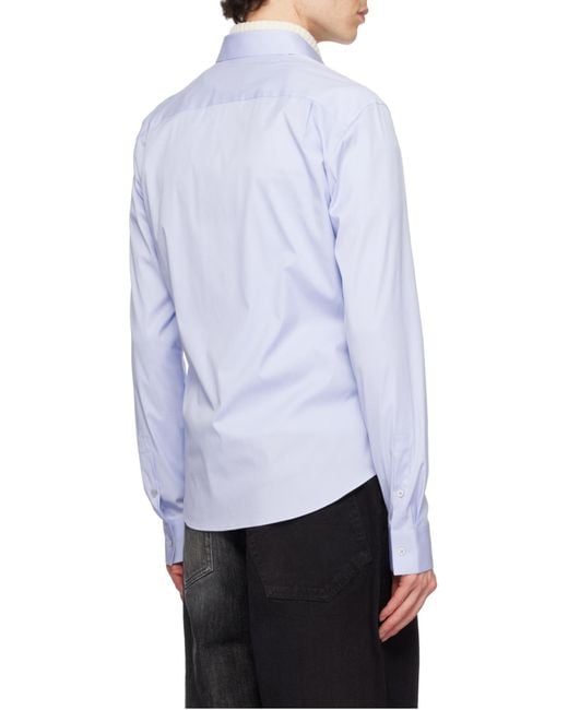 Wooyoungmi Blue Classic Tailored Shirt for men
