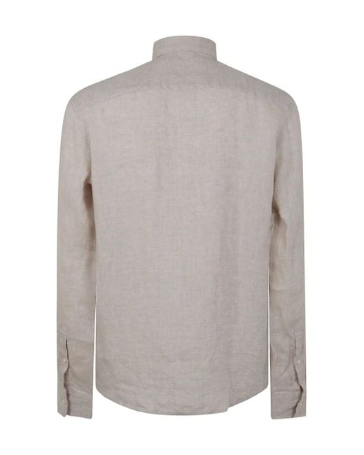 Michael Kors Gray Linen Shirt for men