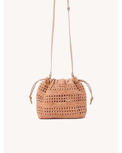 Chloé Pink Chloé Mini Drawstring Shoulder Bag