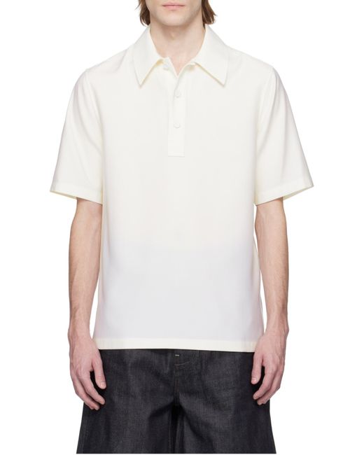Jil Sander White Polo Shirt for men