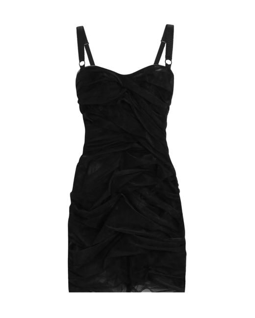 Dolce & Gabbana Black Sleeveless Dress
