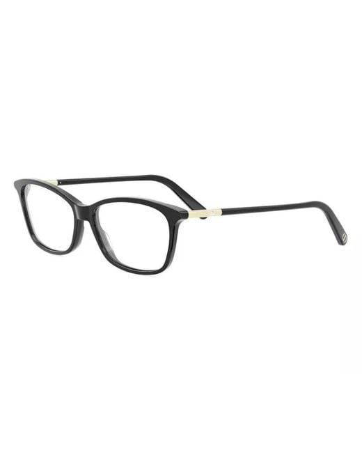 Dior White Eyewear Rectangular Frame Glasses