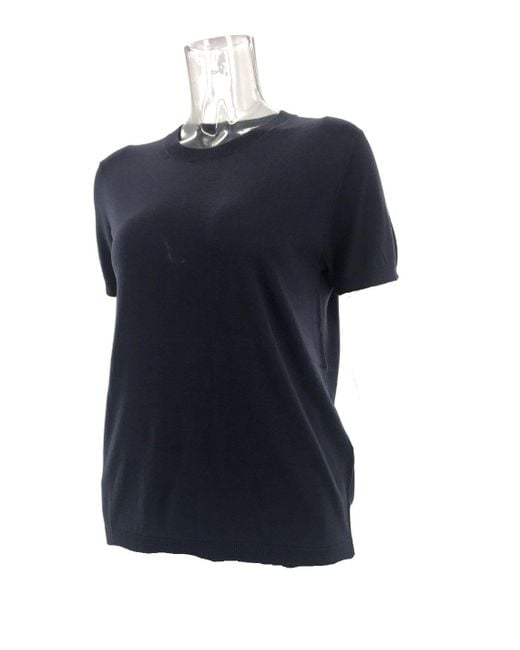 Weekend by Maxmara Blue Short-Sleeved Sweater