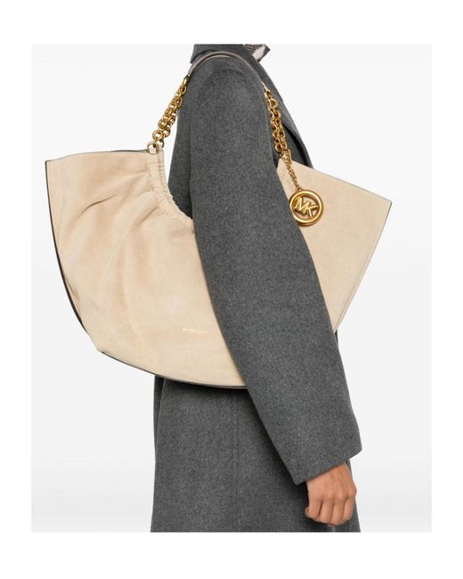 Michael Kors Natural Indie Large Shoulder Bag