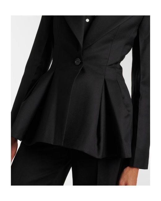 Nina Ricci Black Wool Gabardine Blazer