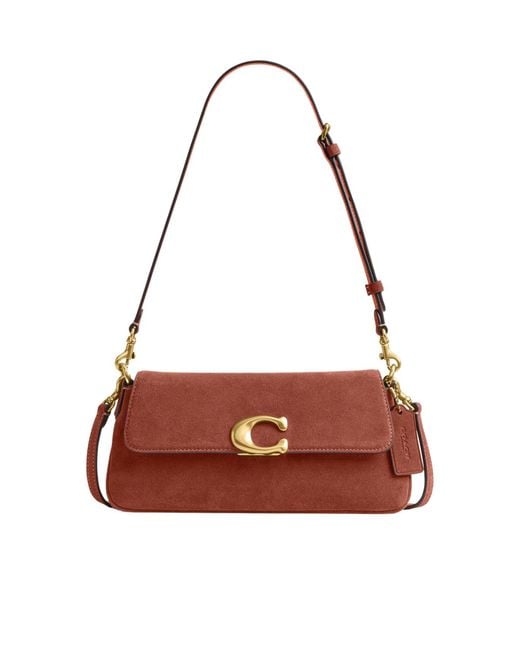 COACH Red Minimalist Shoulder Bag