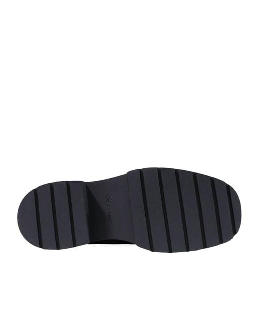 Calvin Klein Black Platform Loafers
