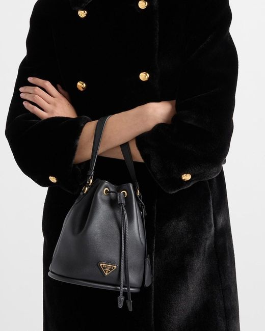 Prada Black Leather Mini Bag