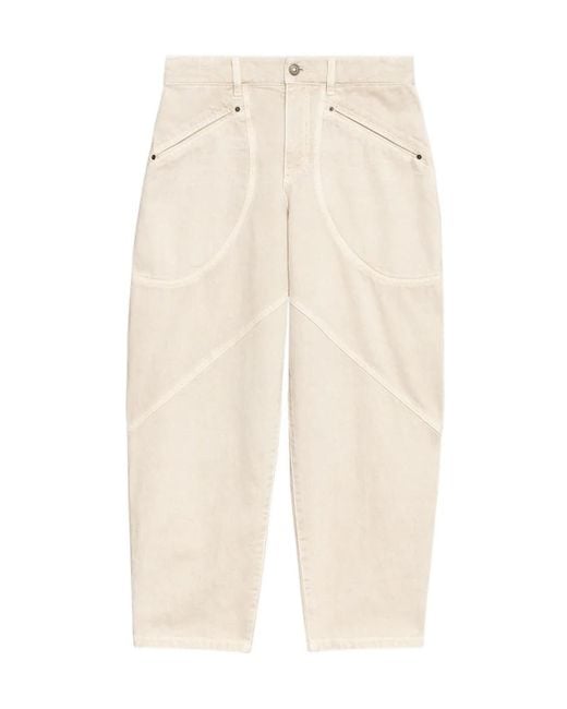 Isabel Marant White Catarina Pants