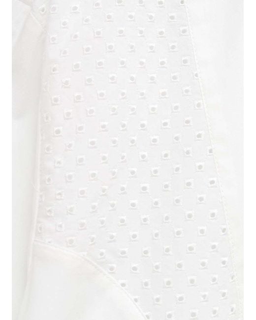 Moncler White San Gallo Poplin Shirt