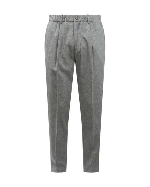 Herno Gray Drawstring Pants for men