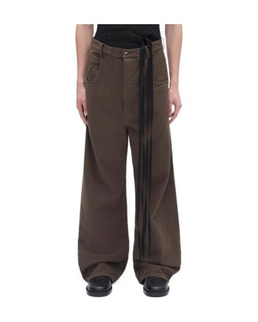 Ann Demeulemeester Brown Polly 5 Pocket Jeans for men