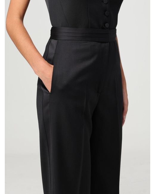 Semicouture Black Side Pocket Trousers