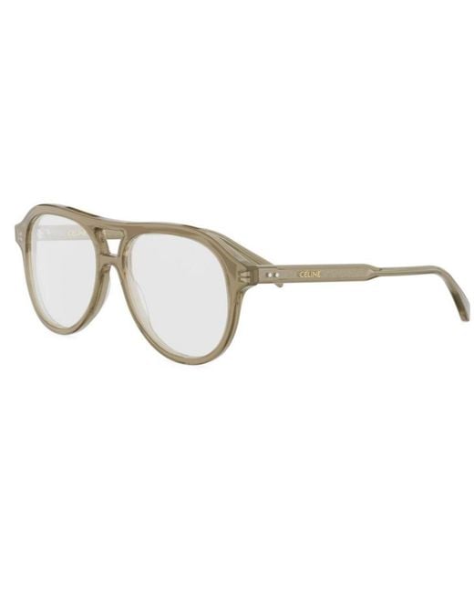 Céline White Full Frame Plain Mirror
